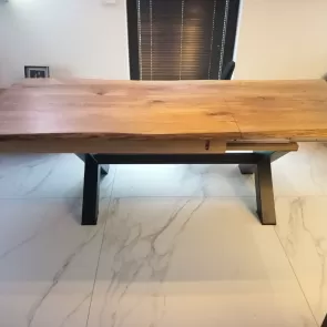 stol debowy rozkladany drewniany sawood uslugi stolarskie racula zielona gora 05